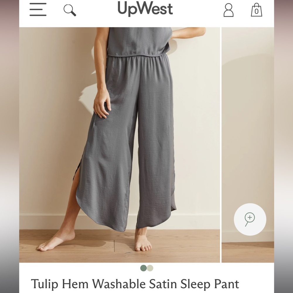 Satin Sleep Pants Size XS